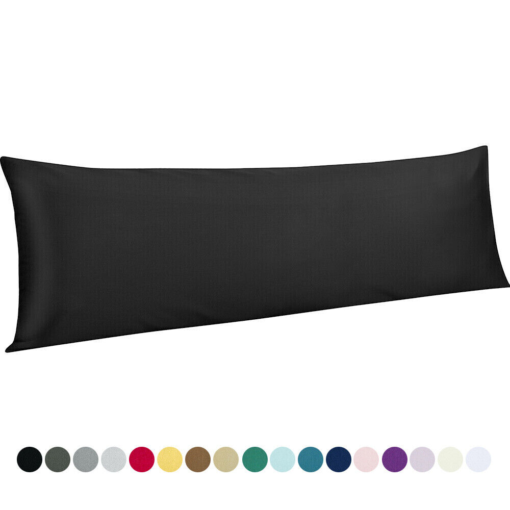 Egyptian Cotton Body Pillow Case Ultra Soft Comfy Breathable Pillowcase 54"x20"