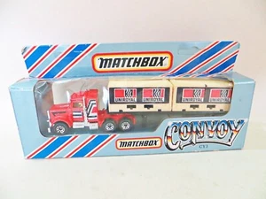 CAMIÓN CONTENEDOR MATCHBOX CONVOY CY3 'PETERBILT UNIROYAL. SIN USAR, EN CAJA. VINTAGE. - Imagen 1 de 7