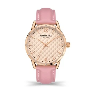 Kenneth Cole New York Women's Watch With Pink Leather Strap KCWLA2176402 - Picture 1 of 2