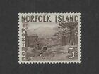 1953 Norfolk Island 5/- Bloody Bridge SG 18 MUH