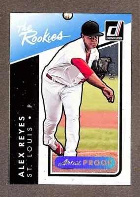 Panini Donruss Optic The Rookies Gold 2017 #TR-5 Alex Reyes novato/10 Foto 1 de 3