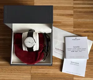 Junghans Max Bill Quarz Uhr 38mm Full-Set - Bild 1 von 9