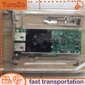 Intel/Dell X540-T2 Genuine CONVERGED DUAL PORT NETWORK ADAPTER K7H46 10GbE 3DFV8 - Picture 1 of 4