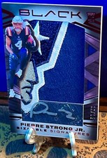 2022 PANINI BLACK Eye in the Sky AUTO PIERRE STRONG JR ROOKIE SSP #12/15 BROWNS