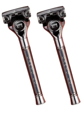 2 x Sistema de afeitar Cremo Astonishingly Superior Barber Grado 5 hojas con cartucho Foto 1 de 4