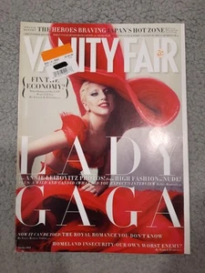 Vanity Fair Magazine, January 2012. Lady Gaga, Sticker on Cover - Picture 1 of 4