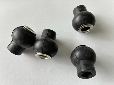 Thorens TD124 TD135 TD121 TD224 dampers mushrooms grommets black, set of 4 - Image 1 of 4