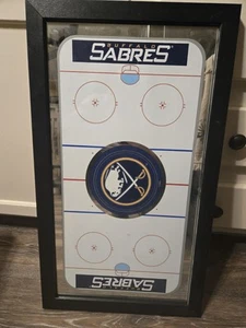 Vintage Buffalo Sabres Spiegelschild Mancave Artikel NHL Hockey - Bild 1 von 1