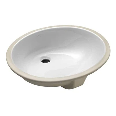 Kohler 2211-G-0 Caxton Undermount Bathroom Sink w Glazed Underside In White - Image 1 of 4