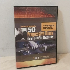 2012 Truefire Corey Congilio's 50 Progressive Blues Guitar Licks You Must Know - Picture 1 of 5