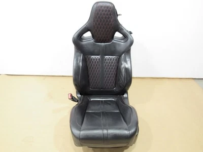 Conjunto de cojín de asiento delantero izquierdo Jaguar XK XKR 2014 10-15 costuras rojas |:O Foto 1 de 4