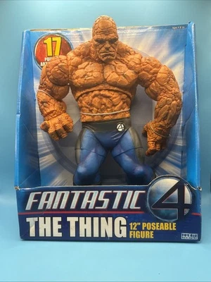 2005 Toy Biz Marvel Fantastic 4 The Thing 12 дюймов позирующая фигурка новая нераспакованная - Изображение 1 из 4