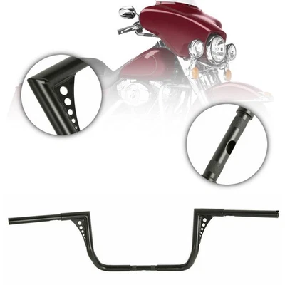Handlebar Hanger 1Pc Black Motorcycle Fits For Harley Electra Glide 82-16 - Image 1 of 4