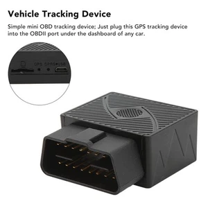 •OBD Tracking Device GPS LBS GSM SMS GPRS Vehicle Locator OBDII Interface For - Picture 1 of 12