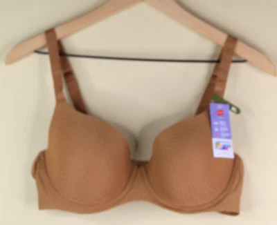 Hanes Signature Comfort Flex Wicking Convertible Underwire Bra Brown MHG582  XLP - Image 1 of 4