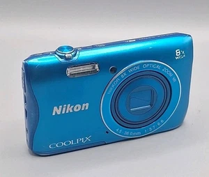 Nikon Coolpix S3700 Digital Camera, Blue, SPARES ONLY, Please Read Description. - Picture 1 of 6