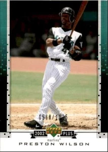 2002 Upper Deck Preston Wilson 0568/1125 Florida Marlins #UD77 - Picture 1 of 2