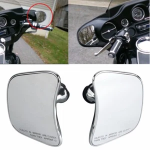 Conjunto de espejos retrovisores de manillar ajustables para Harley Street Glide 24 - Imagen 1 de 7
