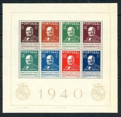 Portugal block 1940 Mi 3 MH, Mi CV 160 EUR - Image 1 of 2