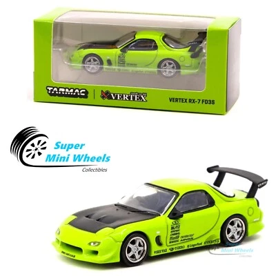 Tarmac Works 1:64 VERTEX Mazda RX-7 FD3S verde claro GLOBAL64 Foto 1 de 4