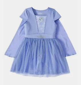 Disney Frozen 2 Girls Light Blue Queen Elsa Dress With Detachable Cape L (10-12) - Picture 1 of 5