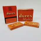 Lot Of 30 And Vintage Durex Double Edge Razor Blades In Box Nib New Usa