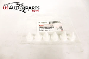 SET OF 6 - Isuzu Genuine Clip Radiator Grille NPR-HD NQR NRR NPR 4HK1 5.2L 04-25 - Picture 1 of 5