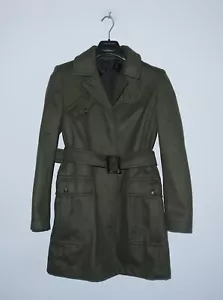 MAX MARA WEEKEND Damen Trenchcoat Jacke mit Wollgürtel Größe US2 UK4 - Bild 1 von 13