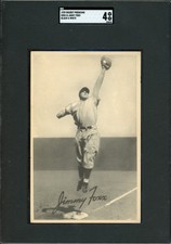 1939 R303-B Goudey Premiums B&W Baseball Jimmy Jimmie Foxx SGC 4