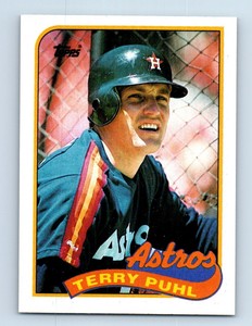 1989 Topps Terry Puhl Houston Astros #119