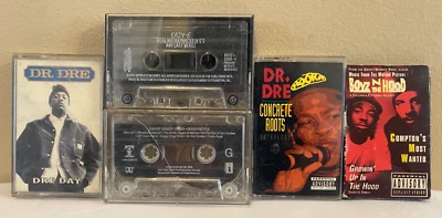 5 WEST-COAST RAP (DR. DRE, COMPTON'S MOST WANTED, EAZY-E & SNOOP DOGG) BUNDLE! - Image 1 of 3