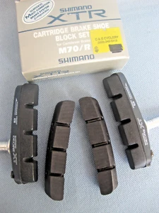 Shimano Diore XT Brake Shoes w. Pads ~ NOS ~ New ~ Front - Picture 1 of 4
