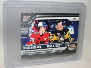 Connor Bedard Sidney Crosby * Topps Now Sticker * #107 - Bild 1 von 2