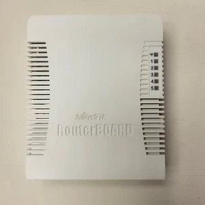 Mikrotik RouterBoard RB951G-2HnD Wireless AP Router 5-Port GbitLAN w/ Adapter  - Picture 1 of 5