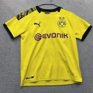 Borussia Dortmund Soccer Jersey Boys Size Extra Large Puma BVB 09 Evonik - Picture 1 of 9