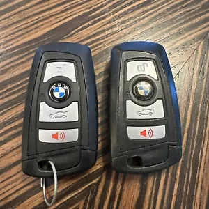 2 OEM BMW SMART KEY FOB KEYLESS REMOTE 4 BUTTTON - Bild 1 von 3
