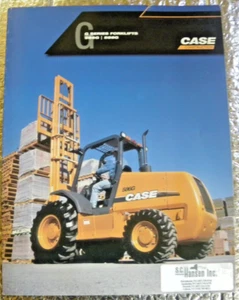 2007 Case G Series Forklifts Factory Dealers Brochure 586G 588G 4 pages - Picture 1 of 3