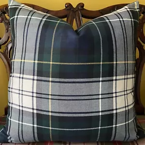 Ralph Lauren LUCAS TARTAN Ivy League Tartan Menswear Haberdashery Mens Pillow  - Picture 1 of 12