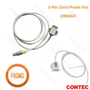 Sensor reutilizable CONTEC sonda SpO2 para oxímetro de uso para niños/niños, monitor de paciente - Imagen 1 de 3