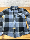 Ten Tree Mens Flannel Button Up Shirt 100% Organic Cotton Size M Euc