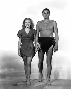 WEISSMULLER & JOYCE "TARZAN & THE LEOPARD WOMAN" - 8X10 PUBLICITY PHOTO (AB-110) - Picture 1 of 1