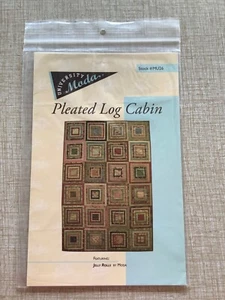 University Moda QUILT PATTERN “Pleated Log Cabin” 38"x 57" Pieced #MU26 - Picture 1 of 2
