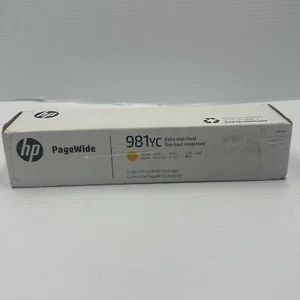 Cartucho HP 981YC AMARILLO Extra Alto Rendimiento Paquete Único LOR19YC APR 2026 - Imagen 1 de 6