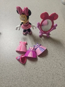 Minnie Mouse Anziehpuppe Disney Schleife-Tik Snap N Style Figur & Zubehör  - Bild 1 von 4