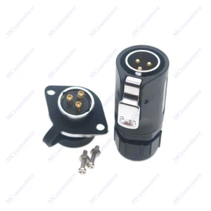 XHP20 3 Pin Screw Crimp Aviation Connector Plug Socket,Electrical Wire Connector - Picture 1 of 7