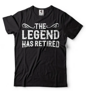 The Legend Has Retired T Shirt Funny Retirement Gift T shirt Retirement Gifts - Picture 1 of 11