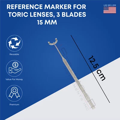 STELLMACHER INSTRUMENTS INC Toric Pre-Op Reference Marker 3 Blades 15 mm Ophthalmic Instruments German