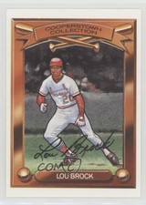 1989 Kahn's/Hillshire Farms Cooperstown Collection Lou Brock HOF