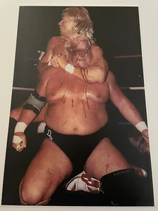 WWE NWA WCW Bloody Dusty Rhodes Versus Lex Luger  Poster NEW. - Imagen 1 de 3