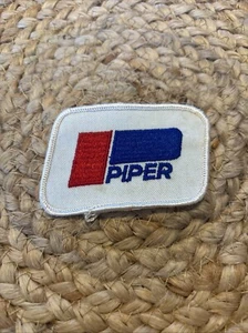 Piper Aircraft Aviation Plane PATCH Rare 70s 80s 3" Sew On Logo Hat Bag - Bild 1 von 3